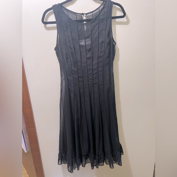 Jessica Howard sheer dress with slip - Picture 1 of 4